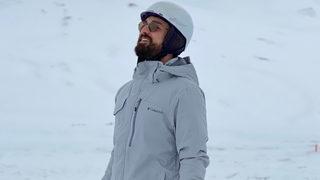 Zümrüdüanka'nın Serhat'ı Alp Navruz'un kayak keyfi!