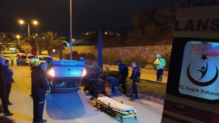 Polisin ‘dur’ ihtarına uymayan sürücü kaza yaptı G3