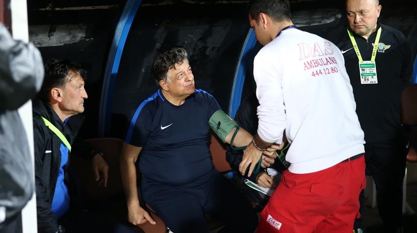 Yılmaz Vural maç sonu fenalaştı