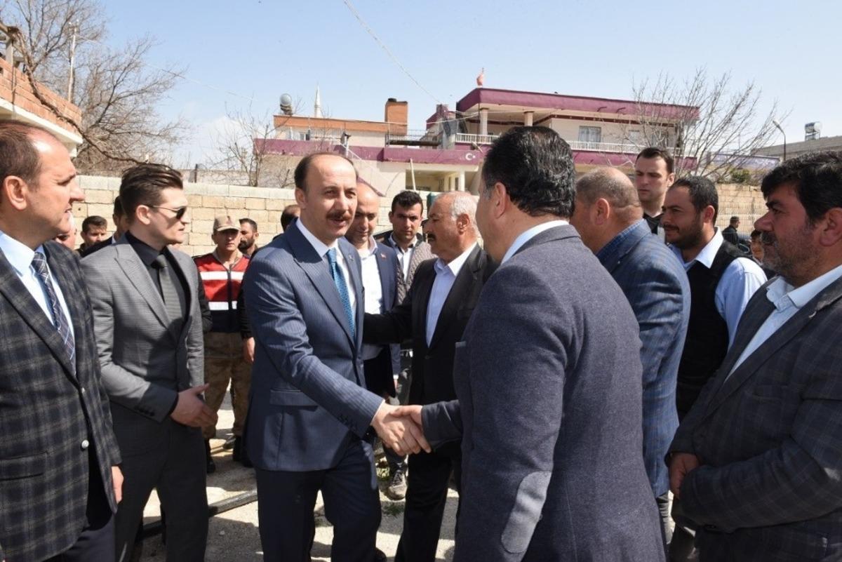 Vali Erin Bozova&rsquo;da incelemelerde bulundu