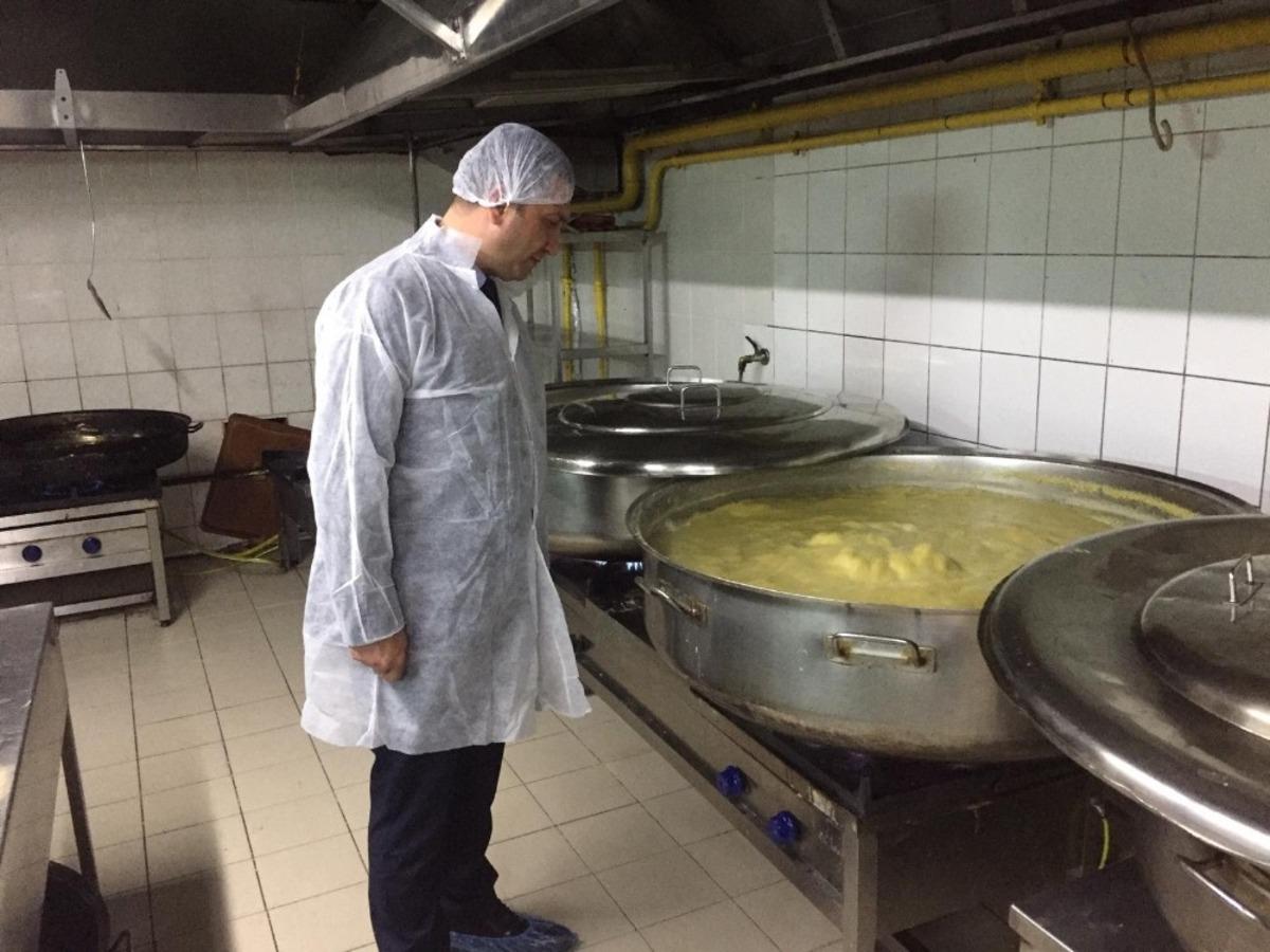 &Ccedil;orba imalathaneleri denetlendi