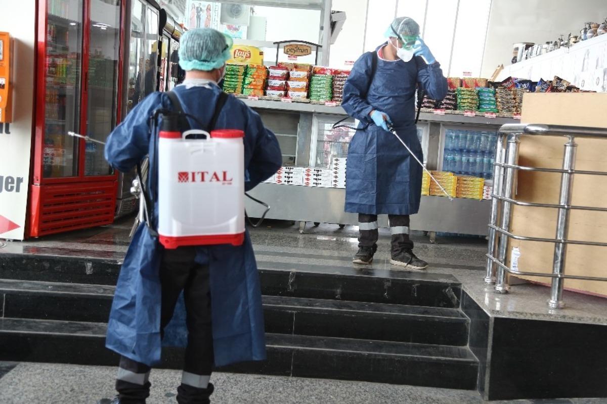 Sivas Otogarı&rsquo;nda korona vir&uuml;s &ouml;nlemi