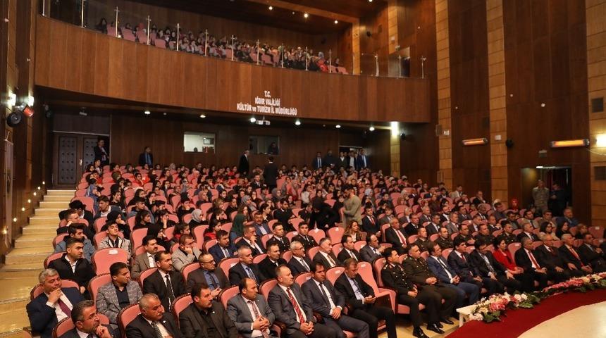 Iğdır&rsquo;da İstiklal Marşının kabul&uuml; ve Mehmet Akif Ersoy&rsquo;u Anma G&uuml;n&uuml;