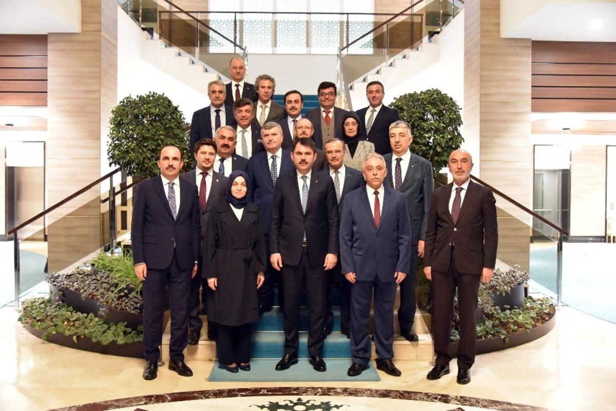 Konya protokol&uuml; bakanlarla Konya yatırımlarını konuştu