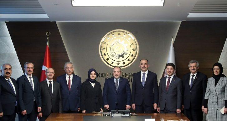 Konya protokolü bakanlarla Konya yatırımlarını konuştu G3