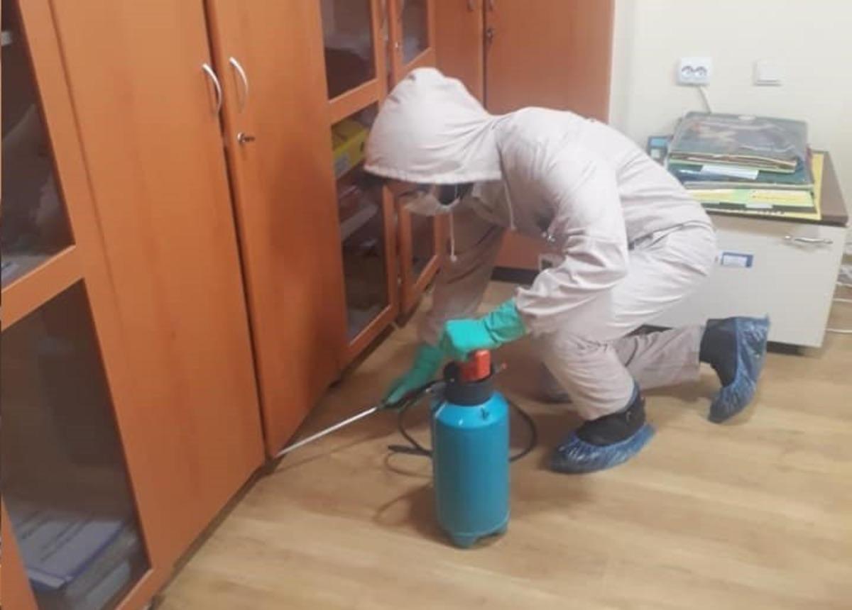 &Ccedil;orum&rsquo;da okullar korona vir&uuml;s&uuml;ne karşı dezenfekte ediliyor