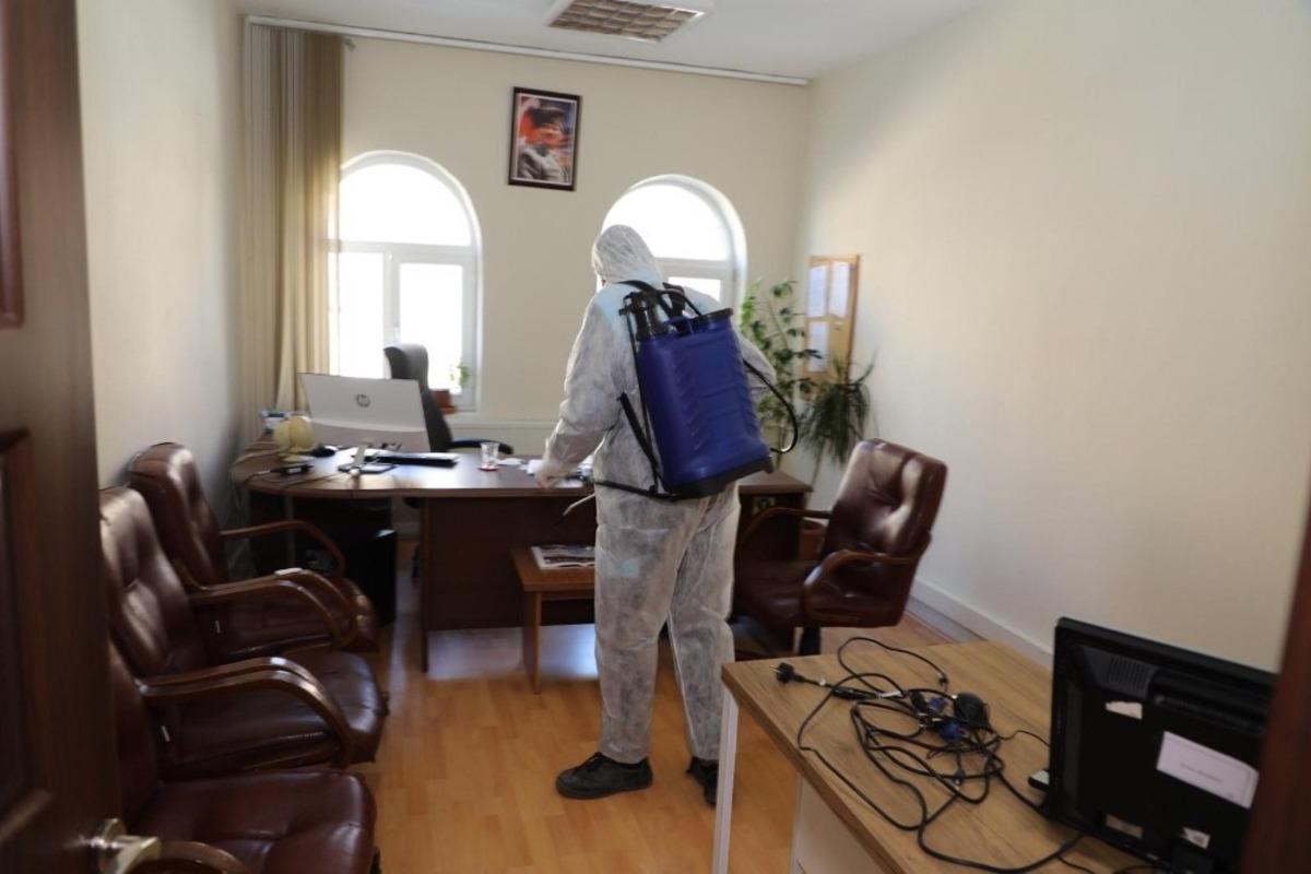 İncesu&rsquo;da ortak kullanım alanları dezenfekte edildi