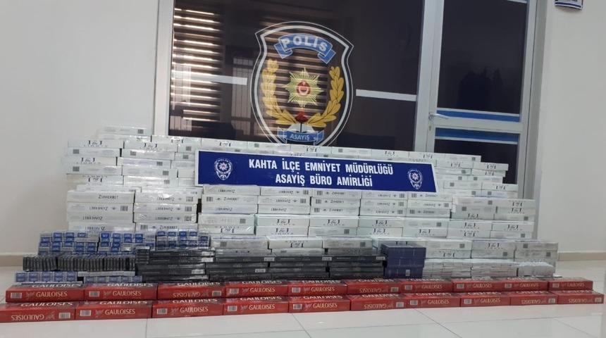 Kahta&rsquo;da sigara ka&ccedil;ak&ccedil;ılığından 2 kişi yakalandı