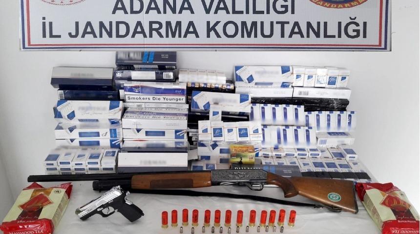 Kozan&rsquo;da 792 paket ka&ccedil;ak sigara ele ge&ccedil;irildi