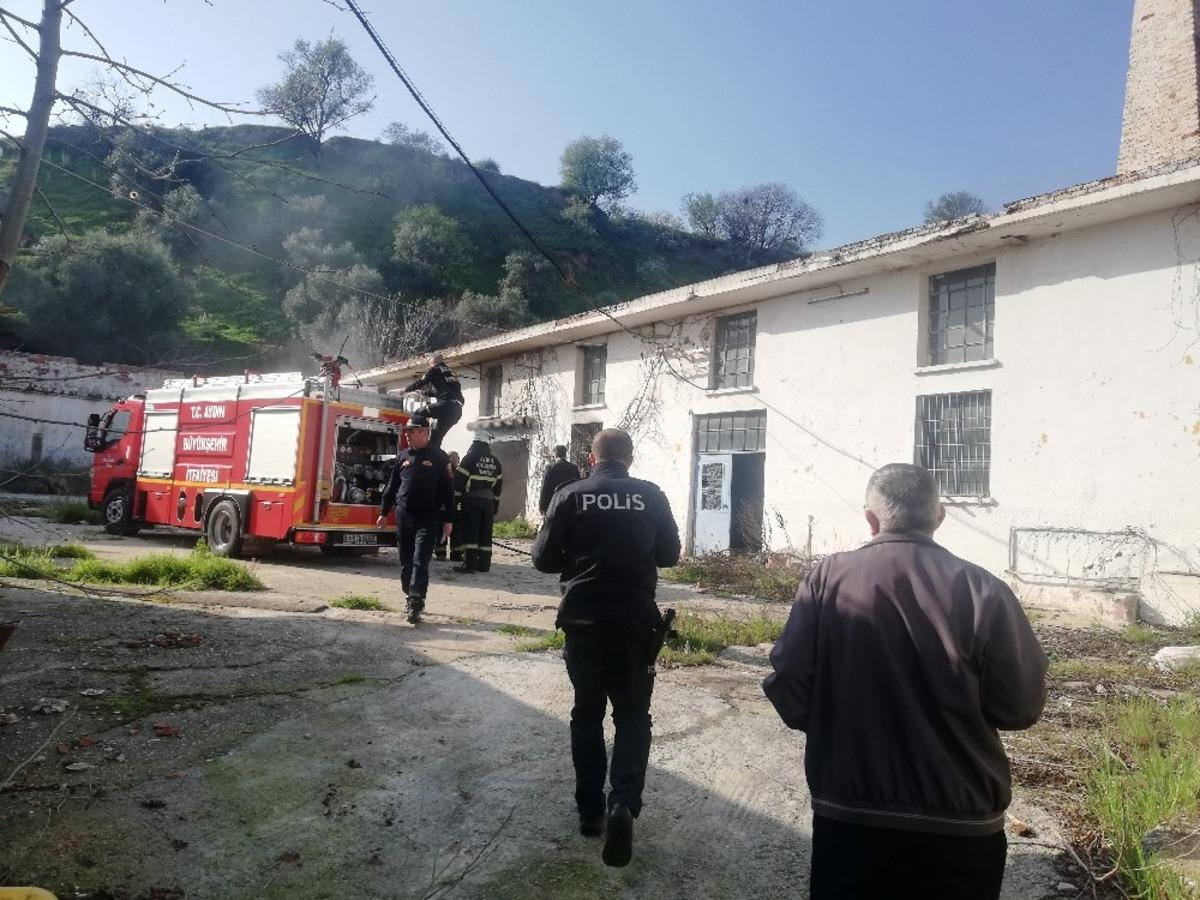 Zeytinyağı fabrikasındaki yangın paniğe neden oldu