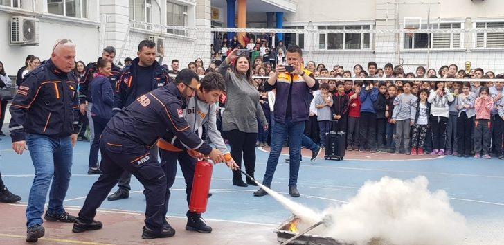 Bilnet Okullarında gerçeği aratmayan deprem ve yangın tatbikatı G3