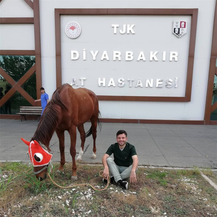 Veteriner fakültesi öğrencileri hipodromda pratik yaptı G4