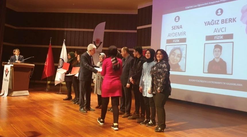 TÜBİTAK bölge sergisine Erzurum damga vurdu