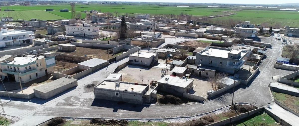 Haliliye kırsalında yol yapım &ccedil;alışmaları