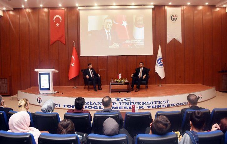 Ünverdi GAÜN Naci Topçuoğlu Meslek Yüksekokulu kariyer günleri programının konuğu oldu G1