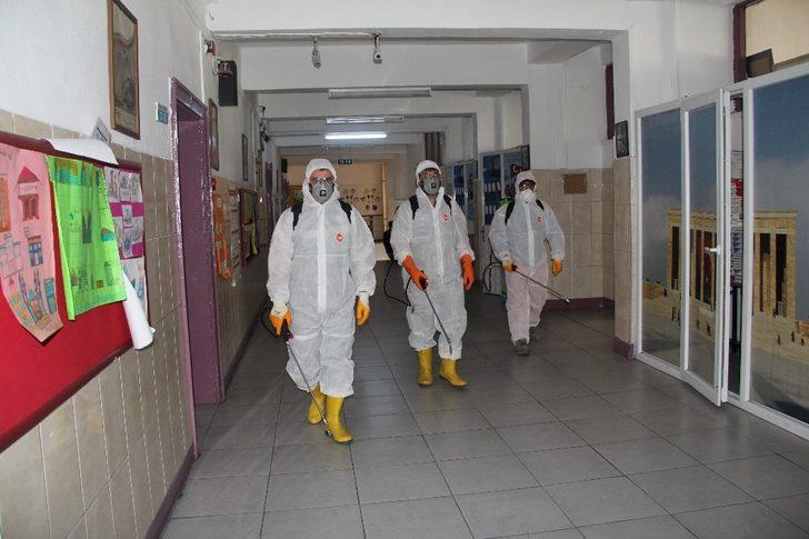 Çorum’da okullar ilaçlanıyor G2