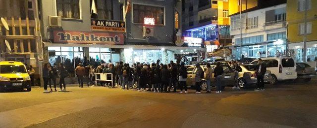 Demirci otogarında öğrenci yoğunluğu