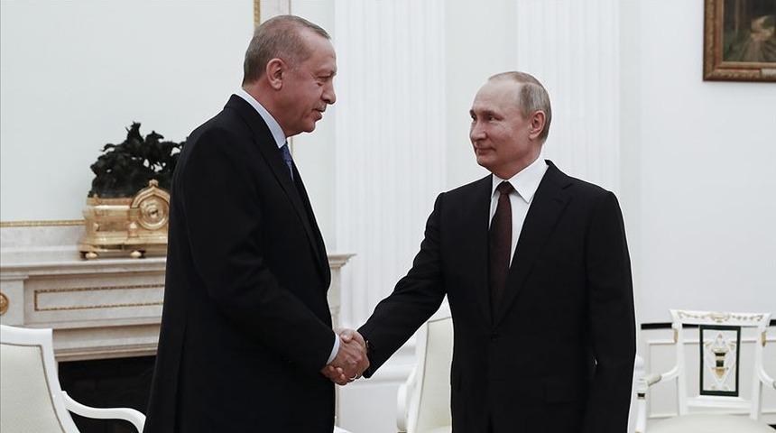 Son dakika: Cumhurbaşkanı Erdoğan, Putin ile görüştü