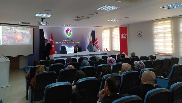 112 acil çağrı merkezi çalışanlarına tatbikat G2