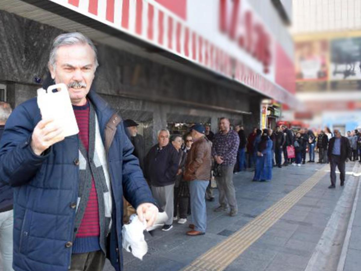 İzmir'de koronavir&uuml;s paniği! Kolonya i&ccedil;in sıraya girdiler