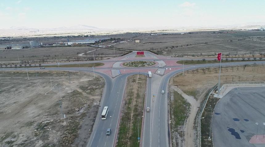 Konya B&uuml;y&uuml;kşehir&rsquo;den Aksaray Yolu Aslım Caddesi girişine k&ouml;pr&uuml;l&uuml; kavşak