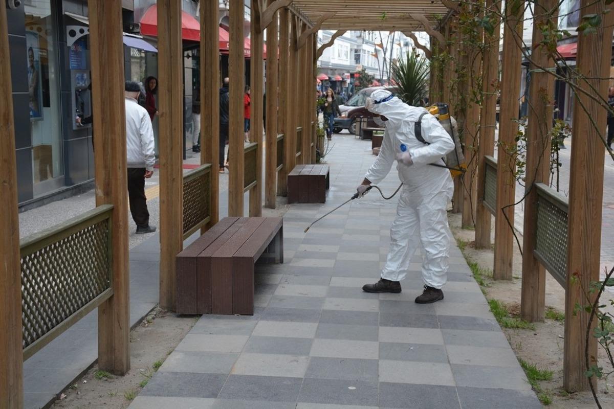 Sinop&rsquo;ta korona vir&uuml;s&uuml; i&ccedil;in dezenfekte &ccedil;alışmaları