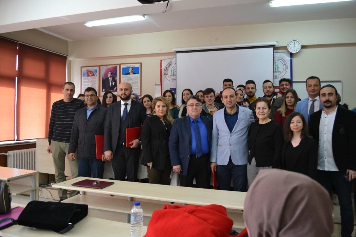MYO mezunları &ouml;ğrenciler ile bir araya geldi