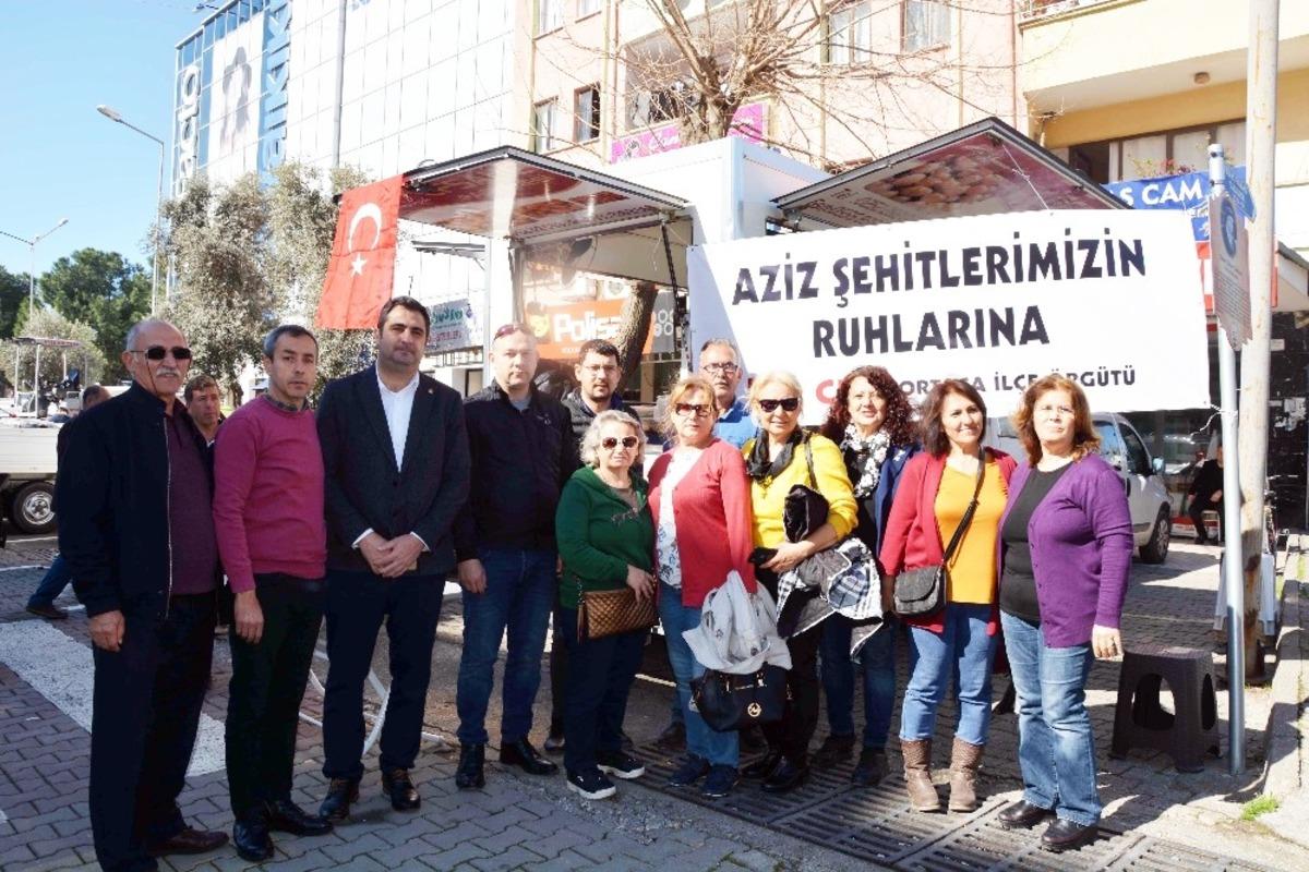 Ortaca CHP&rsquo;den şehitler i&ccedil;in lokma hayrı