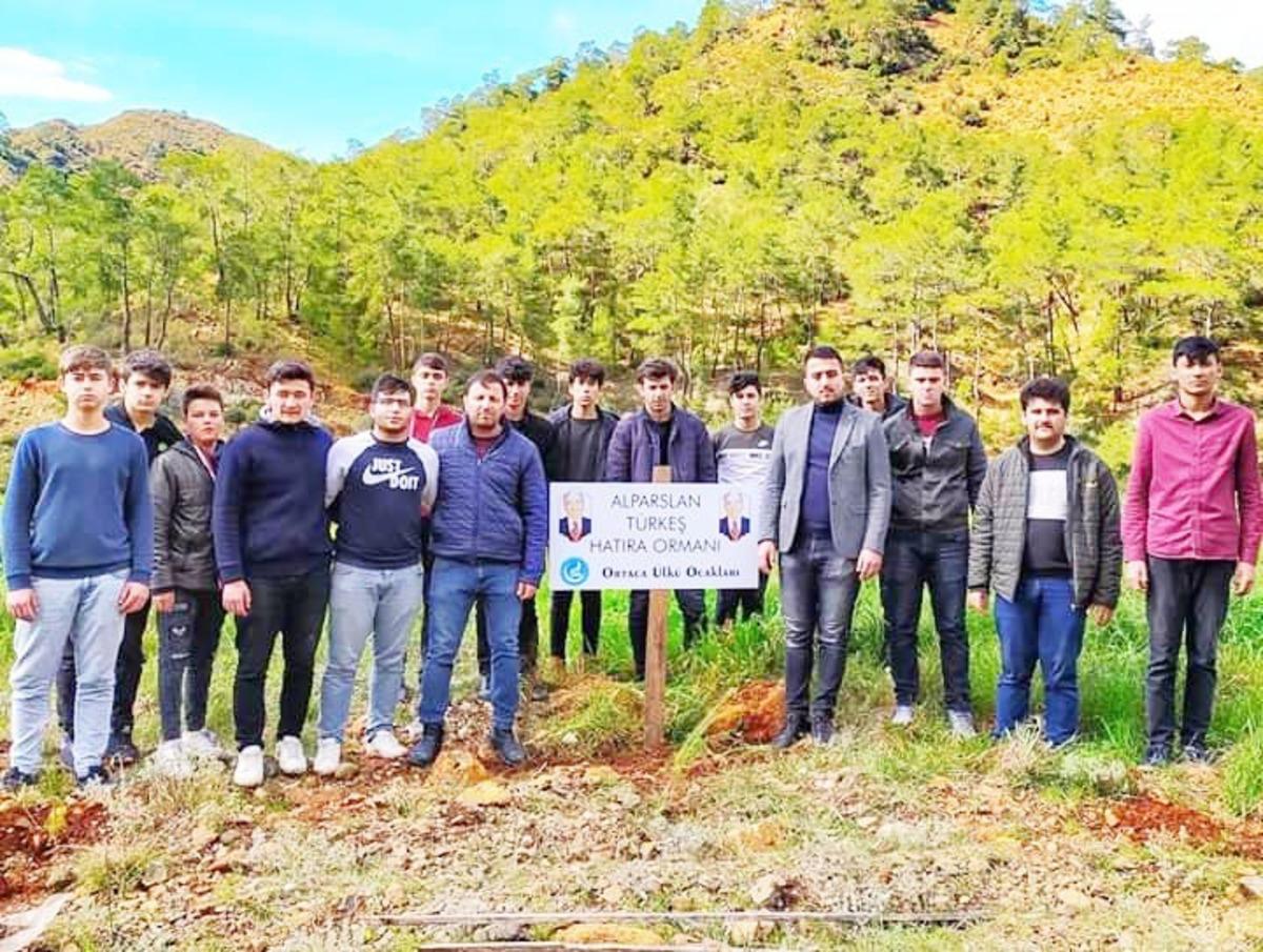 Ortaca &Uuml;lk&uuml; Ocakları Şehitler anısına fidan dikti