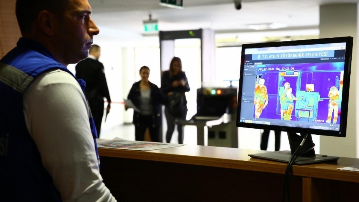 Aydın&rsquo;da koronavir&uuml;se termal kameralı &ouml;nlem