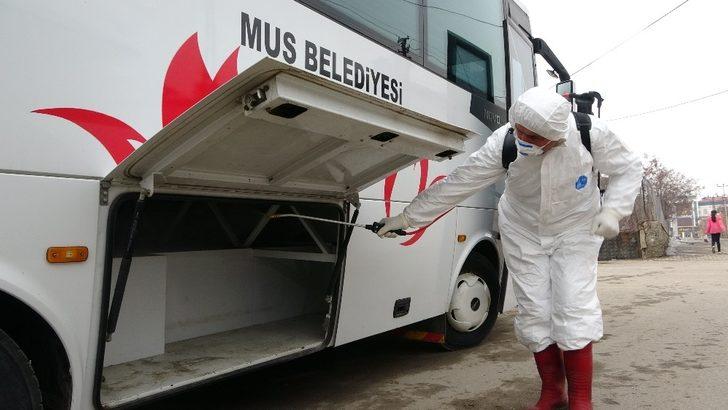 Muş Belediyesi, korona virüsü tedbirlerini artırdı G3