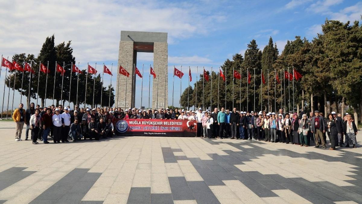 Muğlalılar &Ccedil;anakkale kahramanlarını ziyaret etti