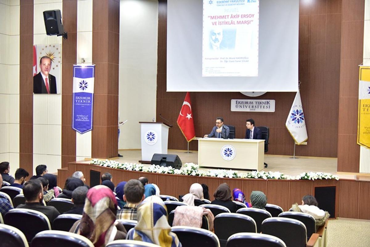 ET&Uuml;&rsquo;de &lsquo;Mehmet Akif Ersoy ve istiklal Marşı&rsquo; paneli d&uuml;zenlendi