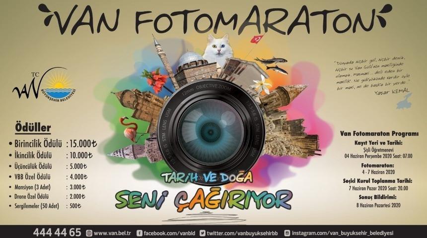 Van B&uuml;y&uuml;kşehir Belediyesi &lsquo;Fotomaraton&rsquo; d&uuml;zenliyor