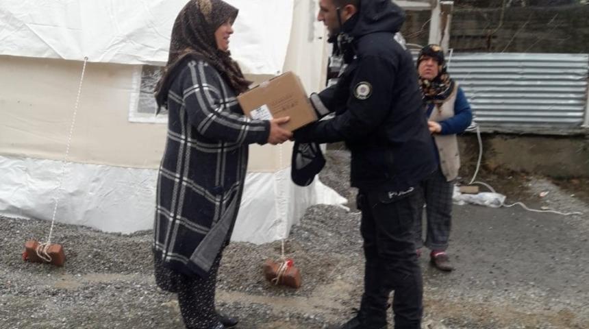Deprem b&ouml;lgesinde yağış ve soğuk uyarısı