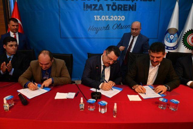 Ortahisar, Hizmet-İş Sendikası ile toplu iş sözleşmesini imzaladı