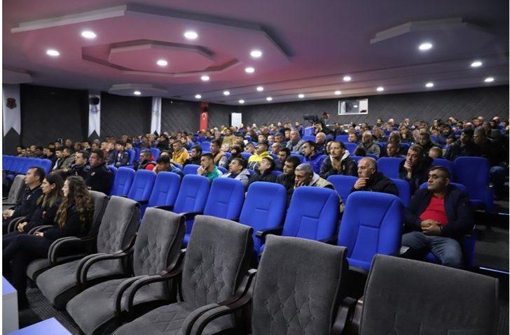 Foça Açık Ceza İnfaz Kurumunda koronavirüs semineri G4