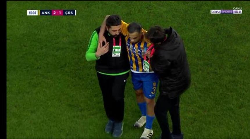 Ankaragücü'nde Sedat Ağçay hastaneye kaldırıldı