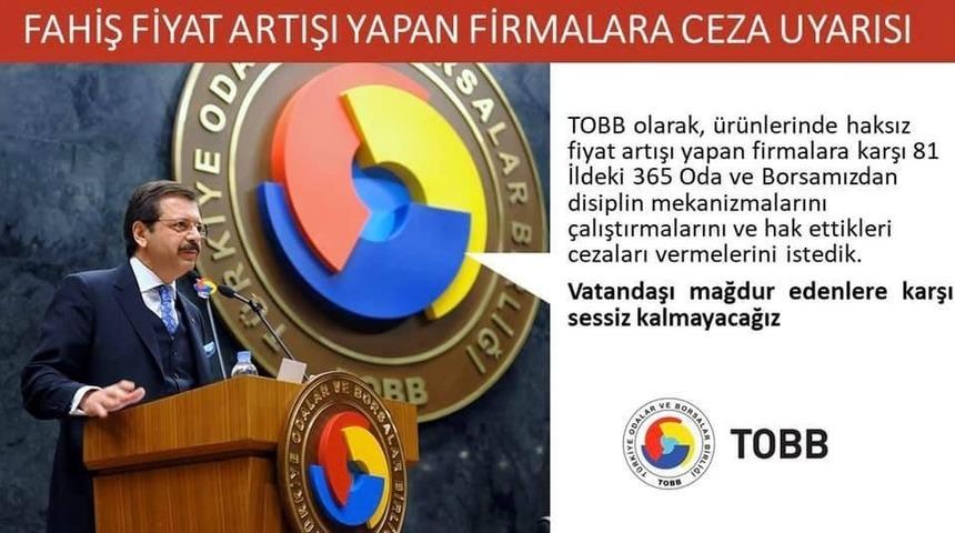 Fiyat artışı yapan firmalar disipline sevk edilecek