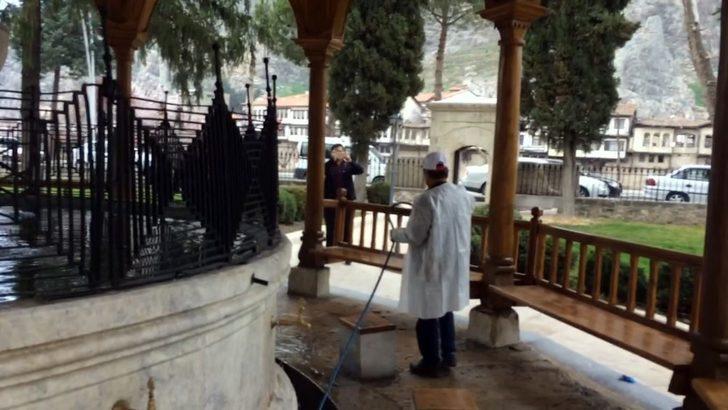 Camiler korona virüsüne karşı dezenfekte edildi G2