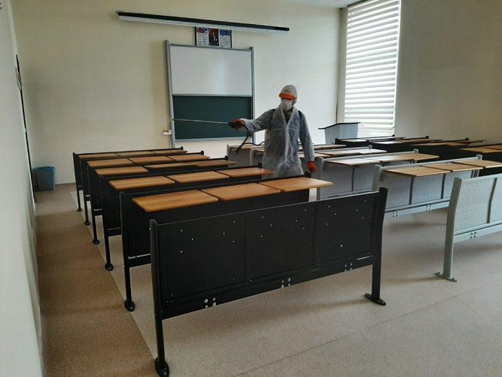 ETÜ kampüsünde ilaçlama ve dezenfekte çalışması yapıldı G2