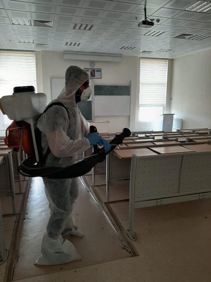 ETÜ kampüsünde ilaçlama ve dezenfekte çalışması yapıldı G3