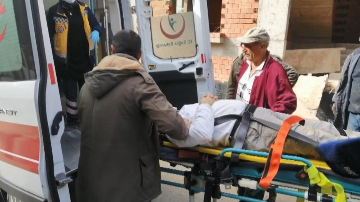 Yeni &ouml;rd&uuml;ğ&uuml; duvara yaslanan usta 3. kattan zemine d&uuml;şt&uuml;