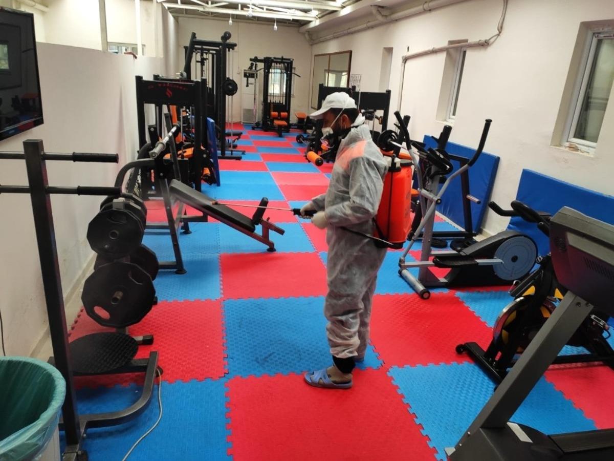 Kızıltepe Belediyesi dezenfekte &ccedil;alışmalarını s&uuml;rd&uuml;r&uuml;yor