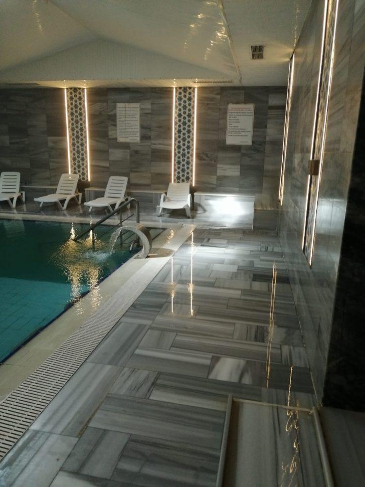 Kızılcahamam’da termal tesis dezenfekte edildi G2