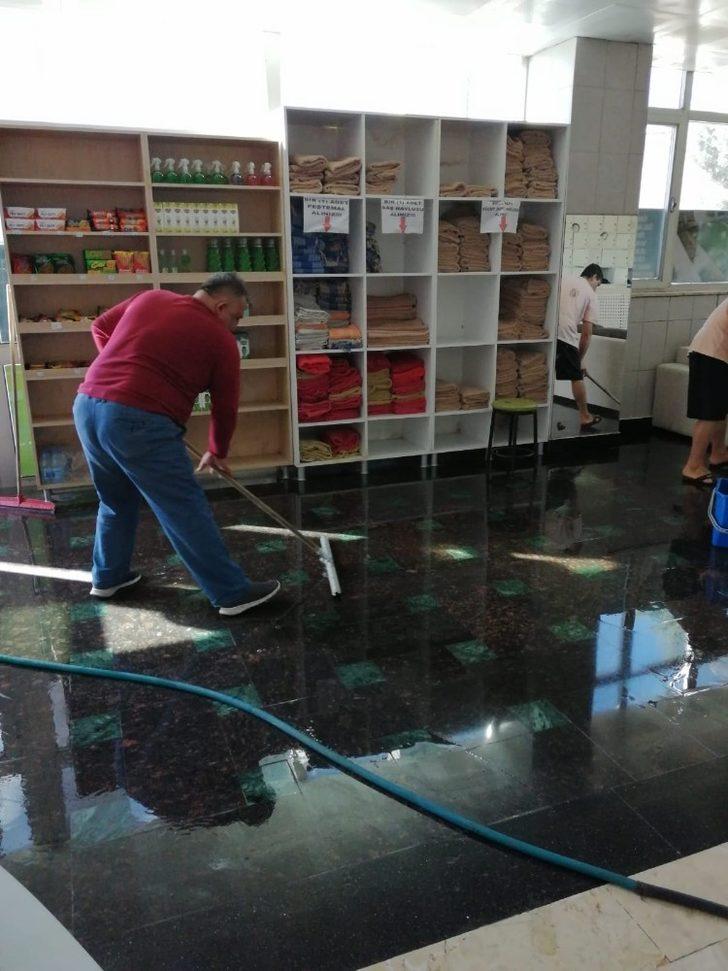 Kızılcahamam’da termal tesis dezenfekte edildi G3