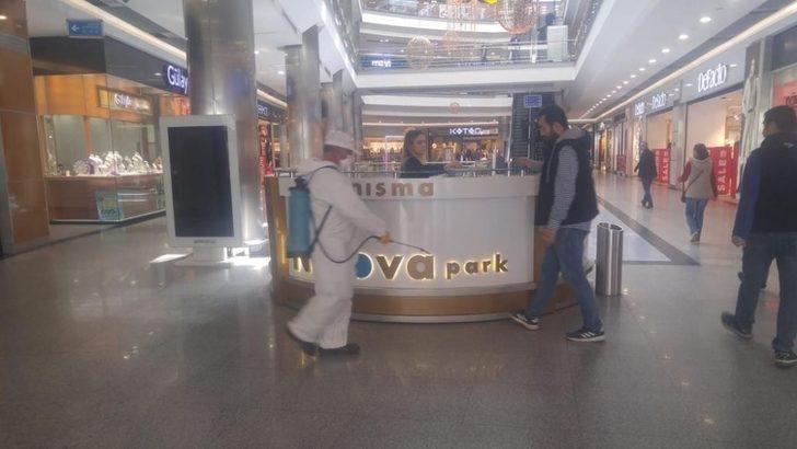 Ninova Park AVM’de dezenfekte çalışması G1