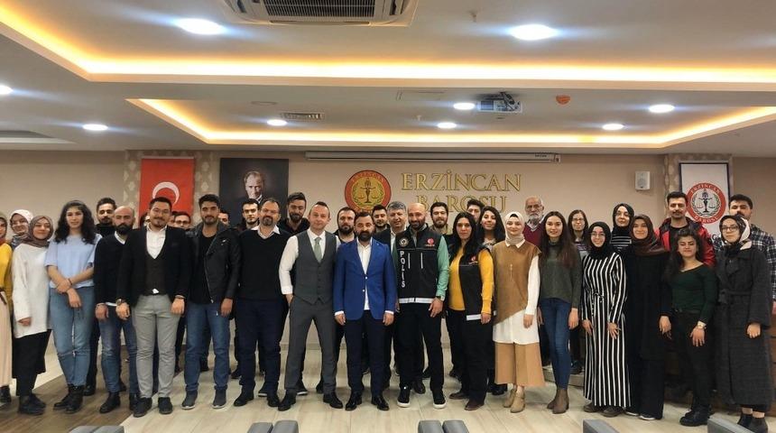 Stajyer avukatlara y&ouml;nelik uyuşturucu ile m&uuml;cadele de farkındalık eğitimi ger&ccedil;ekleştirildi