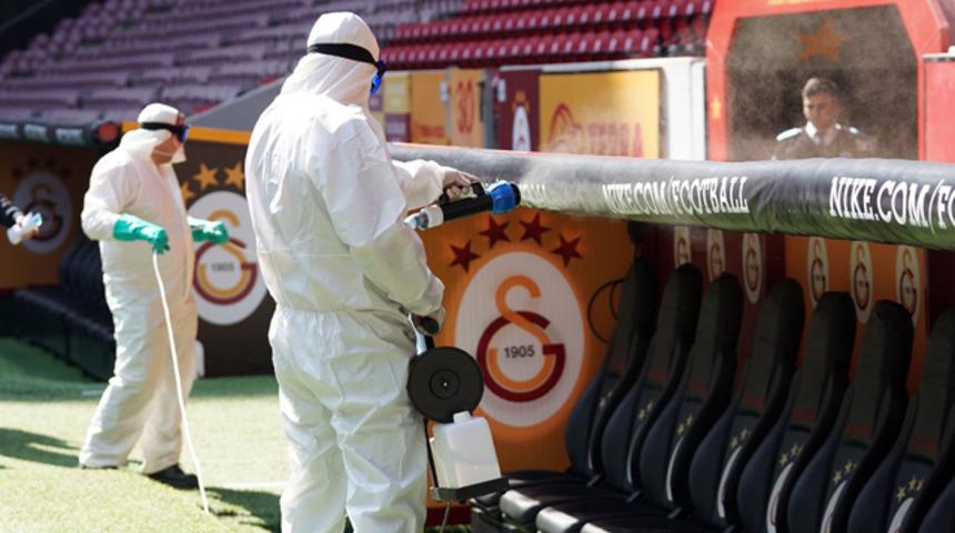 Türk Telekom Stadı koronavirüsüne karşı ilaçlandı