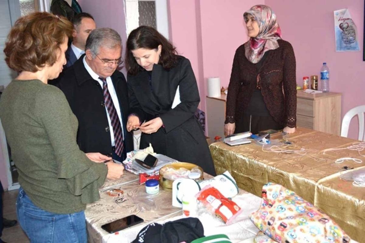 Erdek Kaymakamı &Ccedil;alık&rsquo;tan, Halk Eğitim Merkezine ziyaret